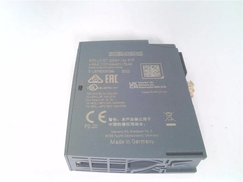 Siemens 6AG1137-6AA01-7BA0 — PLCs (Programmable Logic Controllers) (image 5)