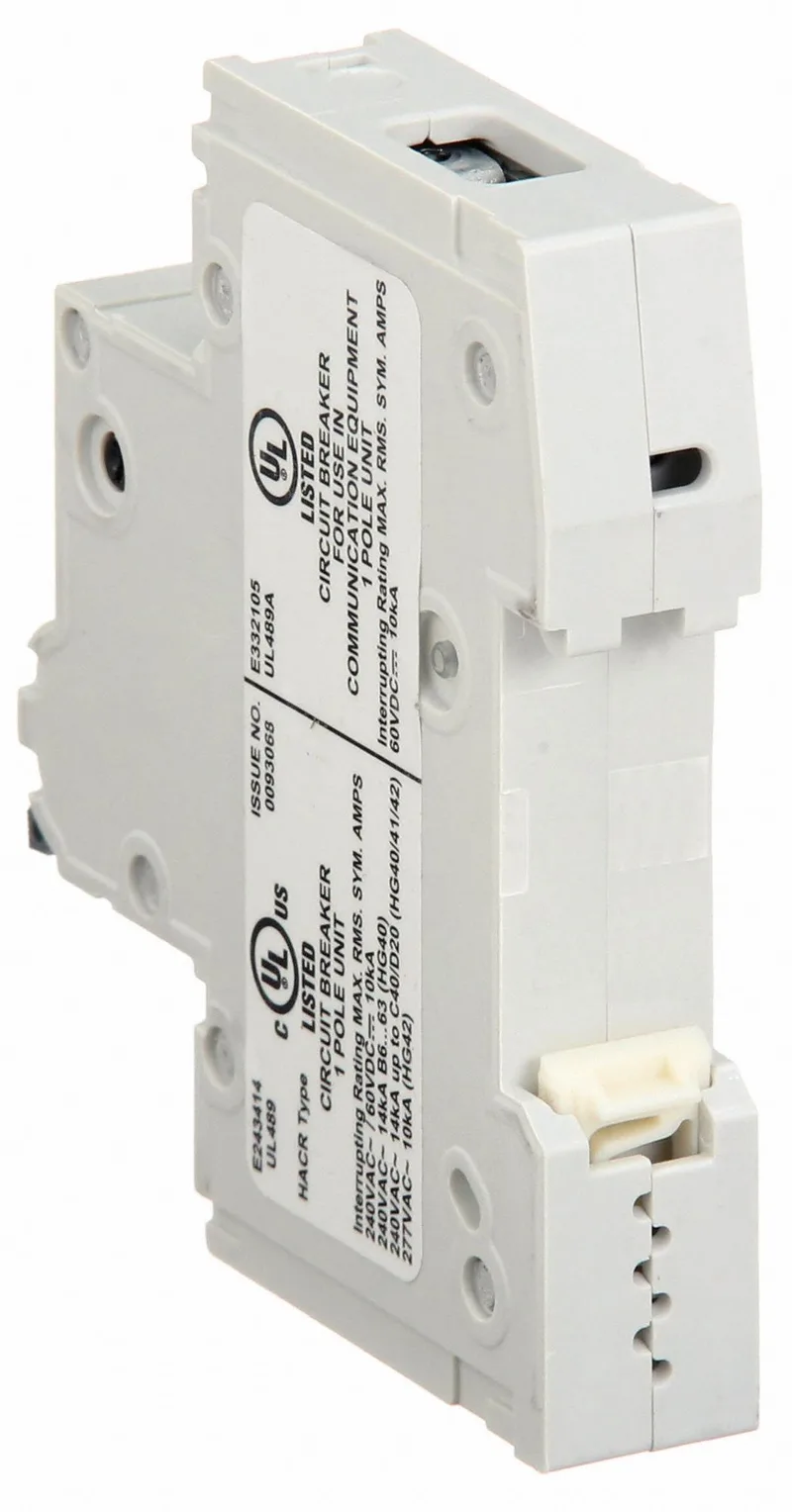 Siemens 5SJ4118-7HG40 — 1-Pole MCB (DIN Rail) (image 3)