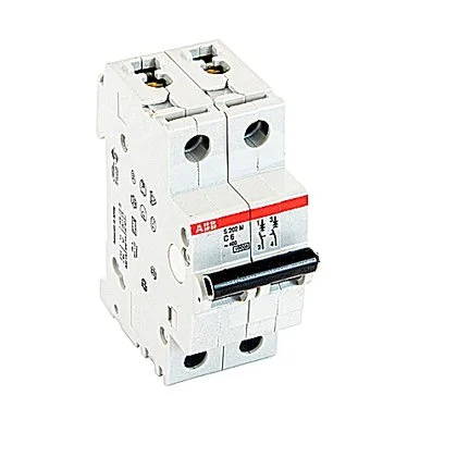 ABB S202M-C6 — 2-Pole MCB (DIN Rail) (image 3)