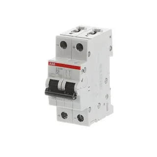 ABB S202MUC-B6 — 2-Pole MCB (DIN Rail)