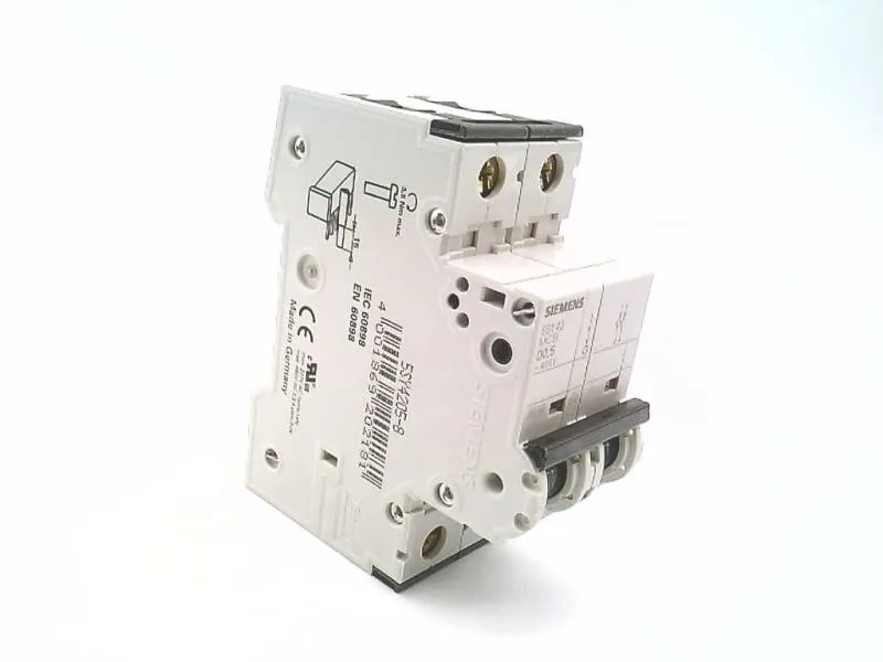 Siemens 5SY4205-8 — 2-Pole MCB (DIN Rail) (image 3)