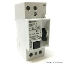Siemens 5SM3612-0 — Residual Current Breakers (RCCB/RCBO)