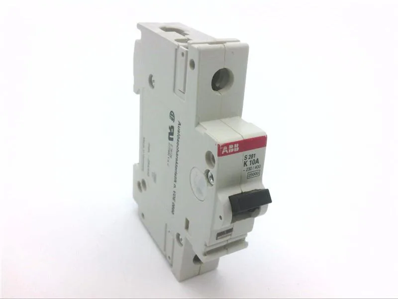 ABB S281-K10 — 1-Pole MCB (DIN Rail) (image 2)