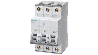 Siemens 5SY4350-6 — 3-Pole MCB (DIN Rail) (image 2)