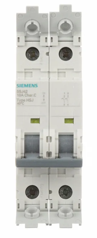 Siemens 5SJ4210-7HG41 — 2-Pole MCB (DIN Rail) (image 5)