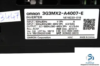 Omron 3G3MX2A4007E — AC Drive (VFD) 480V (image 4)