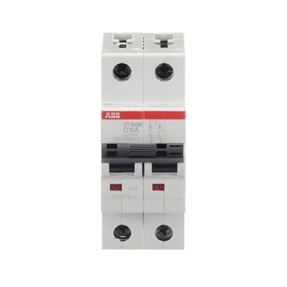 ABB ST202M-D10 — 2-Pole MCB (DIN Rail)