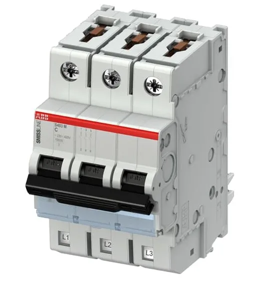 ABB S403M-C10 — 3-Pole MCB (DIN Rail)
