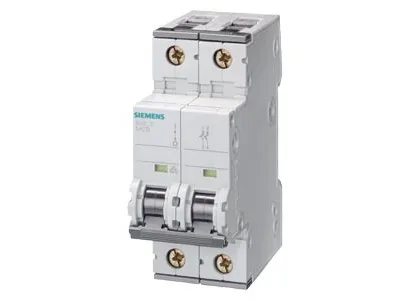 Siemens 5SY4220-8 — 2-Pole MCB (DIN Rail) (image 2)