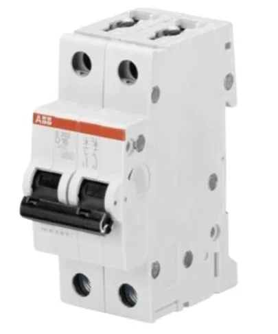 ABB S202-D16 — 2-Pole MCB (DIN Rail)