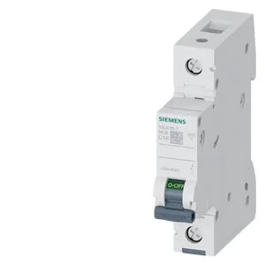 Siemens 5SL6115-7 — 1-Pole MCB (DIN Rail) (image 2)