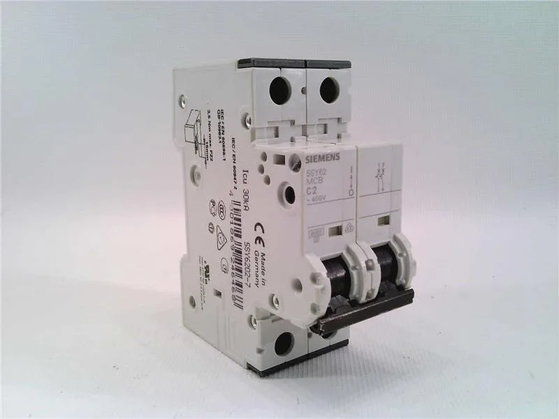 Siemens 5SY6202-7 — 2-Pole MCB (DIN Rail) (image 2)