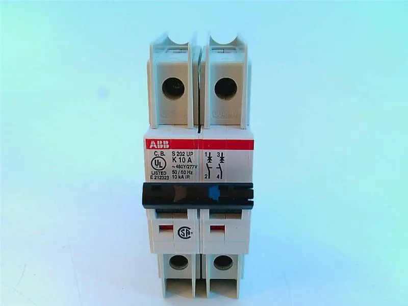 ABB S202UP-K10 — 2-Pole MCB (DIN Rail) (image 2)
