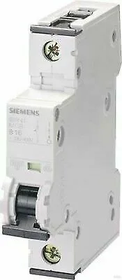 Siemens 5SY6106-8 — 1-Pole MCB (DIN Rail) (image 2)