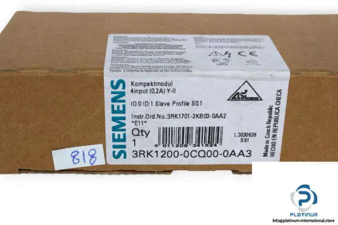 Siemens 3RK1200-0CQ00-0AA3 — Remote I/O & Fieldbus Modules (image 4)