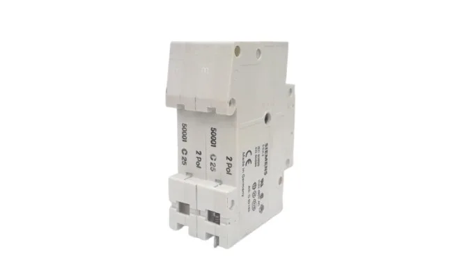Siemens 5SX2225-7 — 2-Pole MCB (DIN Rail) (image 4)