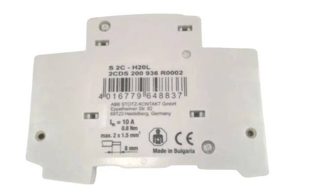 ABB S2C-H20L — Miniature Circuit Breakers (MCB)