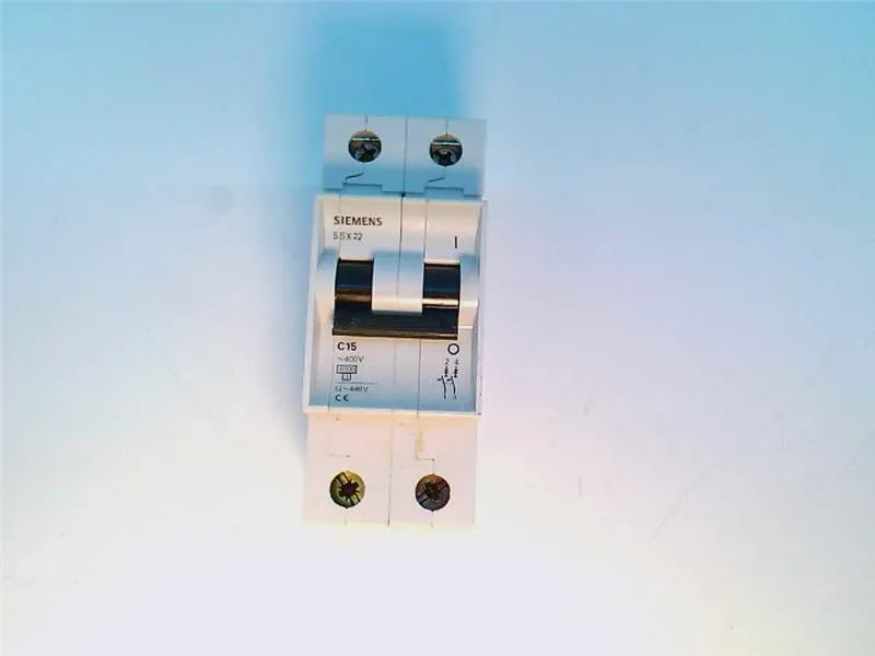 Siemens 5SX2218-7 — 2-Pole MCB (DIN Rail) (image 3)