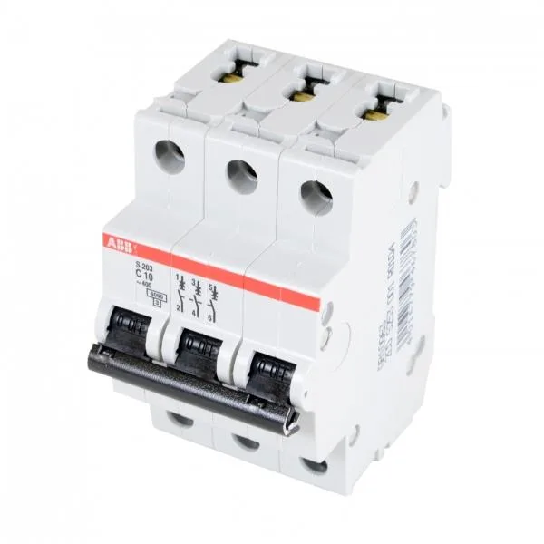 ABB 2CDS253001R0254 — 3-Pole MCB (DIN Rail) (image 2)