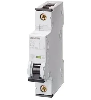 Siemens 5SY6106-6 — 1-Pole MCB (DIN Rail) (image 2)