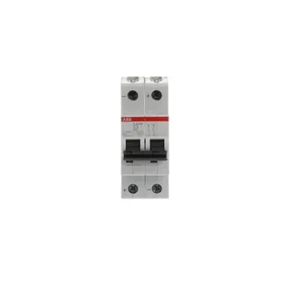 ABB S202MUC-C3 — 2-Pole MCB (DIN Rail)