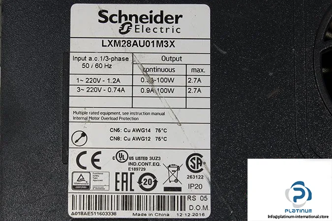 Schneider Electric LXM28AU01M3X (image 5)