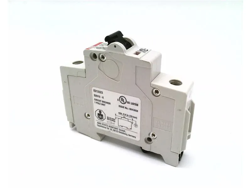 ABB S201U-K3 — 1-Pole MCB (DIN Rail) (image 2)