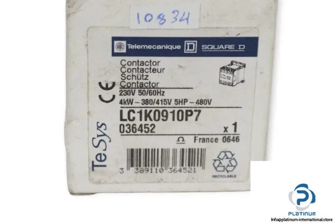 Schneider Electric LC1K0910P7 (image 3)