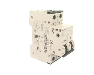 Siemens 5SY4210-7 — 2-Pole MCB (DIN Rail)