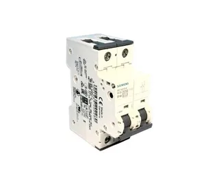 Siemens 5SY4216-8 — 2-Pole MCB (DIN Rail) (image 2)