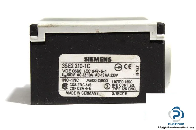 Siemens 3SE2210-1C — Limit Switches (image 4)