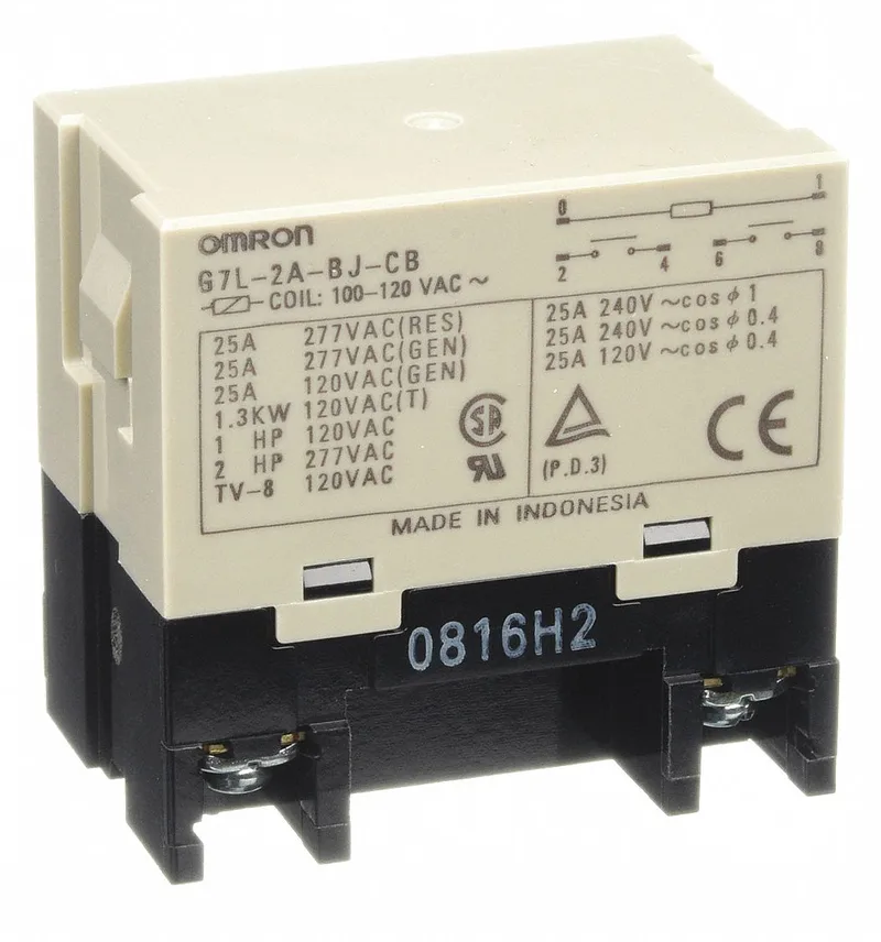 Omron G7L-2A-BJ-CB-AC100/120 — General Purpose Relays