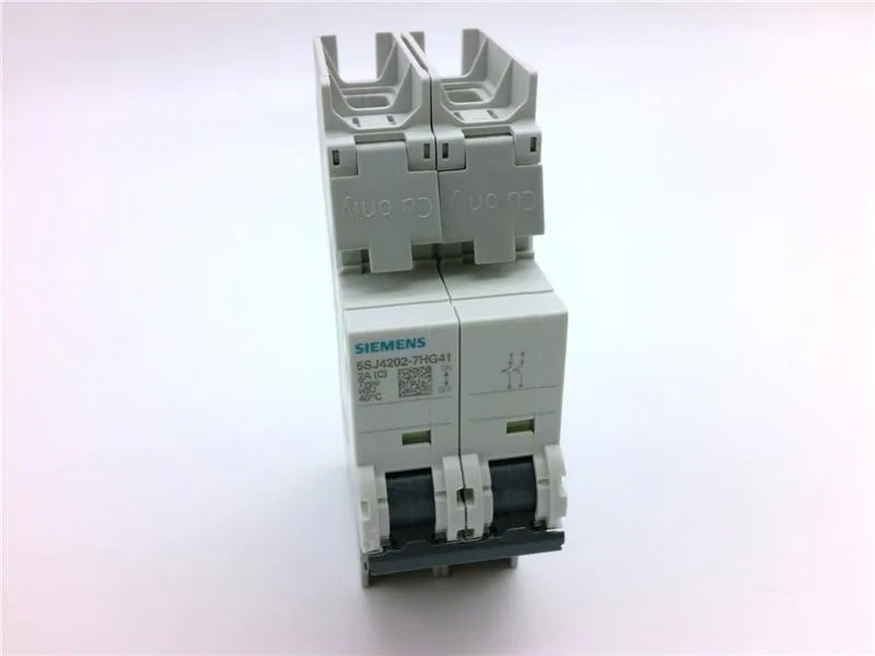 Siemens 5SJ4202-7HG41 — 2-Pole MCB (DIN Rail) (image 2)