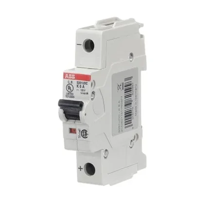 ABB S201UDC-K6 — 1-Pole MCB (DIN Rail) (image 5)