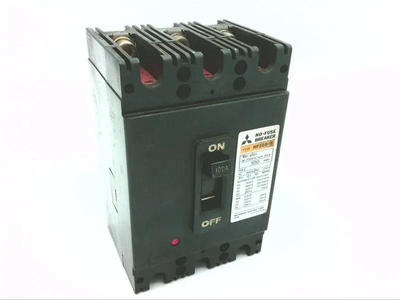 Mitsubishi Electric NF100-S-3P-100A — Molded Case Circuit Breakers (MCCB)