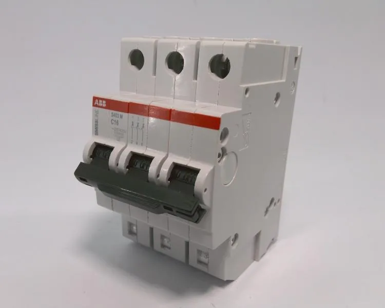 ABB S403M-C16 — 3-Pole MCB (DIN Rail)