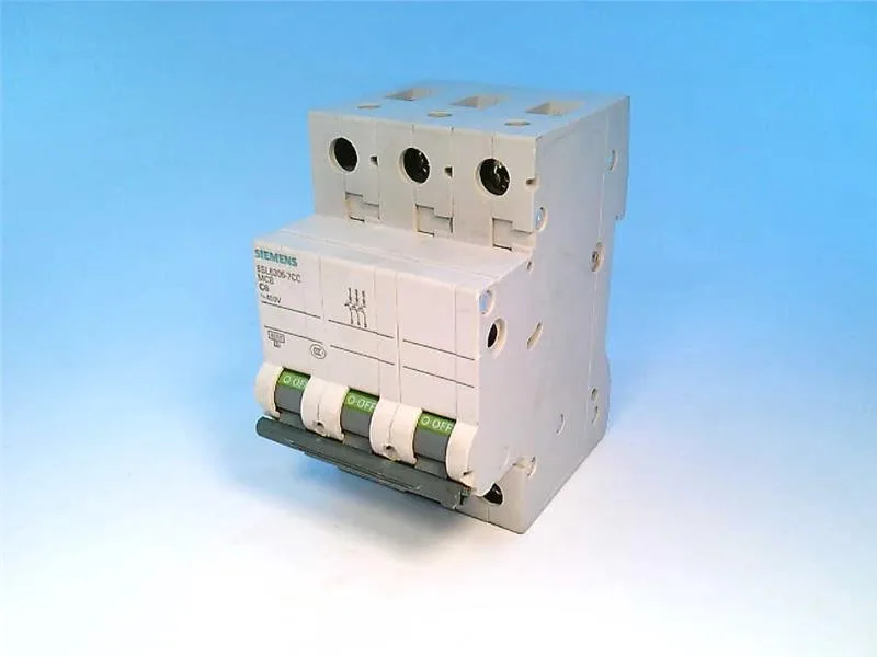 Siemens 5SL6306-7 — 3-Pole MCB (DIN Rail) (image 3)