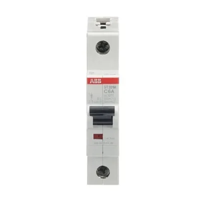 ABB ST201M-C6 — 1-Pole MCB (DIN Rail) (image 2)