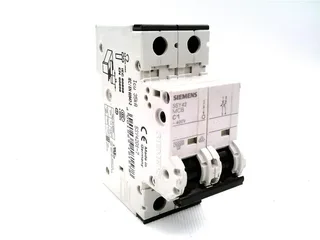 Siemens 5SY4201-7 — 2-Pole MCB (DIN Rail)
