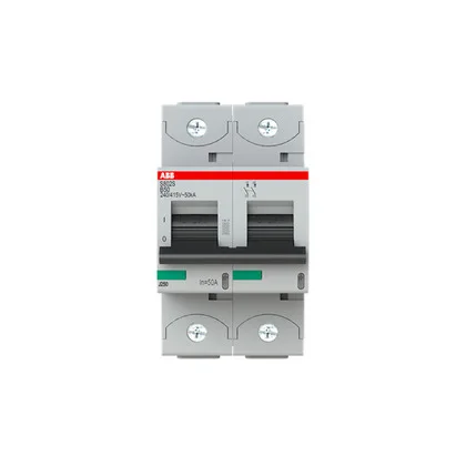 ABB S802S-B50 — 2-Pole MCB (DIN Rail) (image 2)