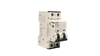 Siemens 5SY5201-7 — 2-Pole MCB (DIN Rail) (image 2)