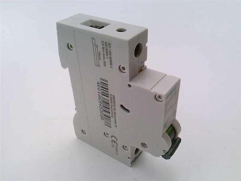 Siemens 5SL6106-7CC — 1-Pole MCB (DIN Rail) (image 2)