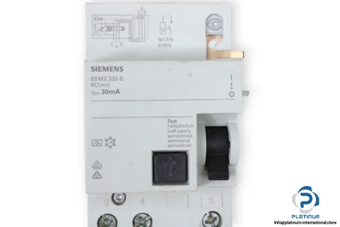 Siemens 5SM2332-6 — Residual Current Breakers (RCCB/RCBO) (image 4)