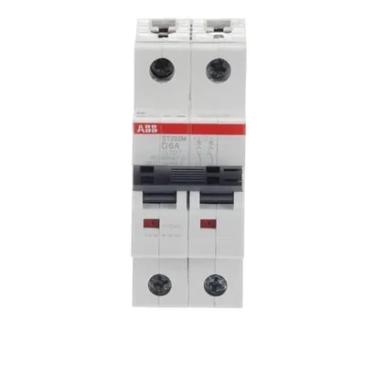 ABB ST202M-D6 — 2-Pole MCB (DIN Rail) (image 3)