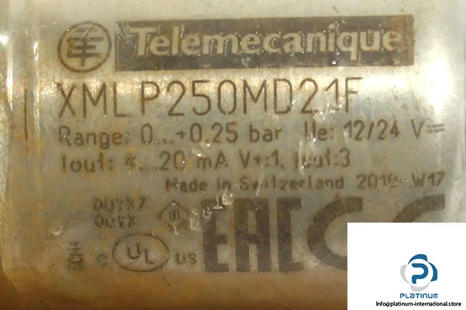 Schneider Electric XMLP250MD21F — Pressure Transmitters (image 5)