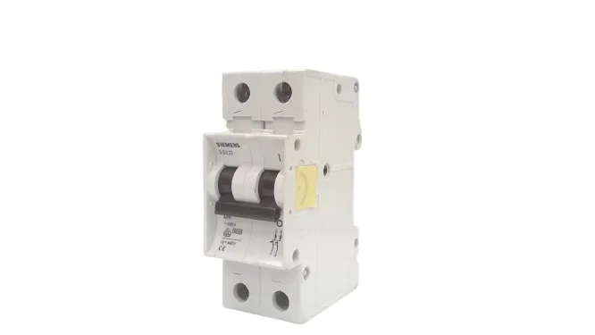 Siemens 5SX2204-8 — 2-Pole MCB (DIN Rail) (image 2)