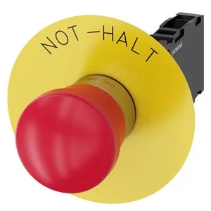 Siemens 3SU1150-1HA20-1FH0-ZX90 — Emergency Stop Pushbuttons