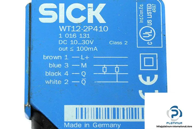 SICK WT12-2P410 — Proximity Sensors (image 4)