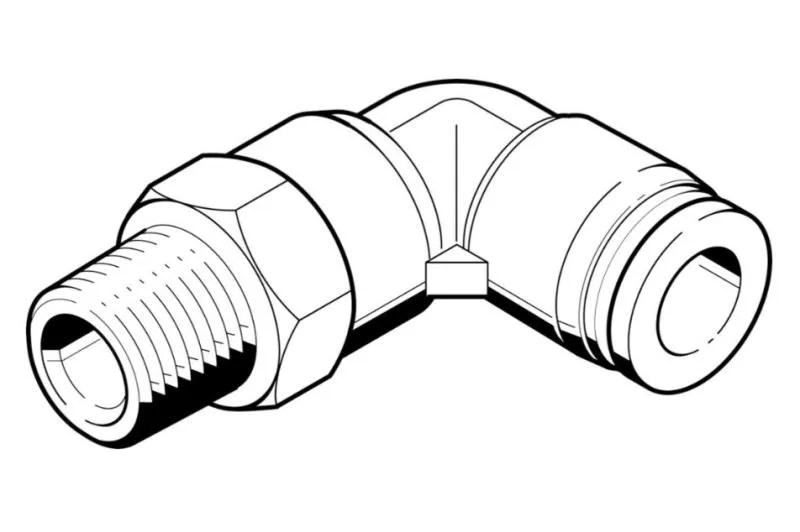 Festo QBL-1/2-1/2-U-M — Fittings & Tubing