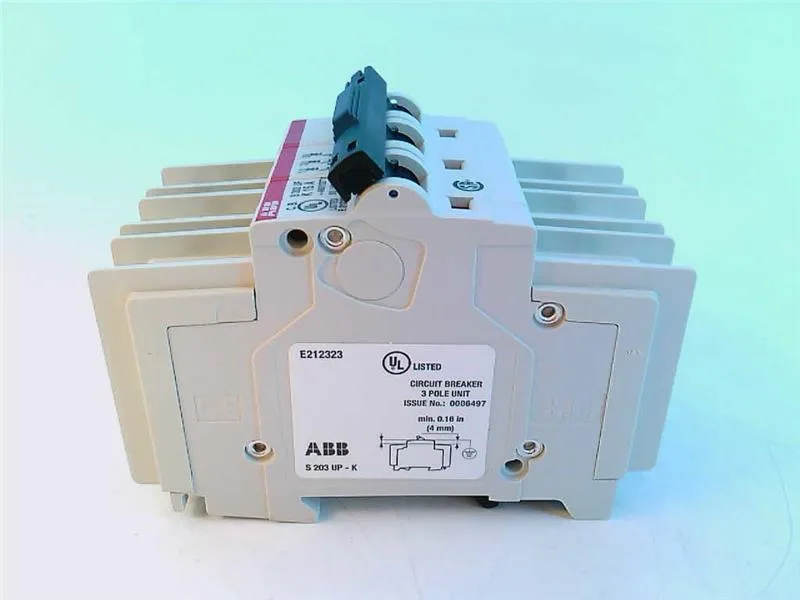 ABB S203UP-K15 — 3-Pole MCB (DIN Rail) (image 3)